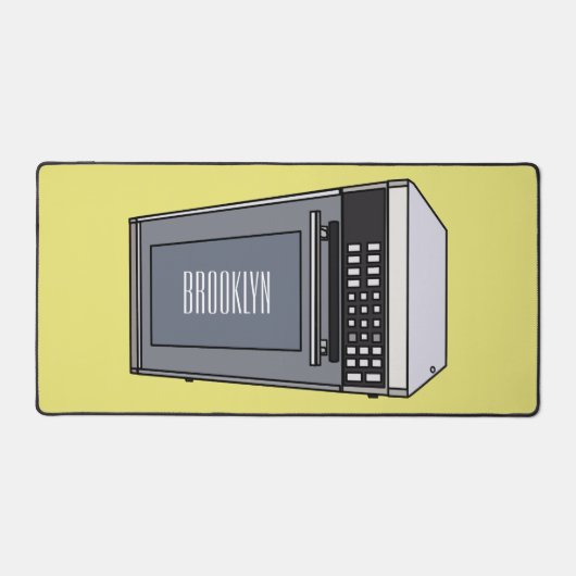 Afbeelding microgolf cartoon bureaumat (Voorkant)