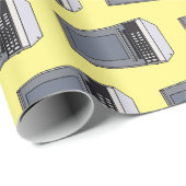 Afbeelding microgolf cartoon cadeaupapier (Rol Hoek)