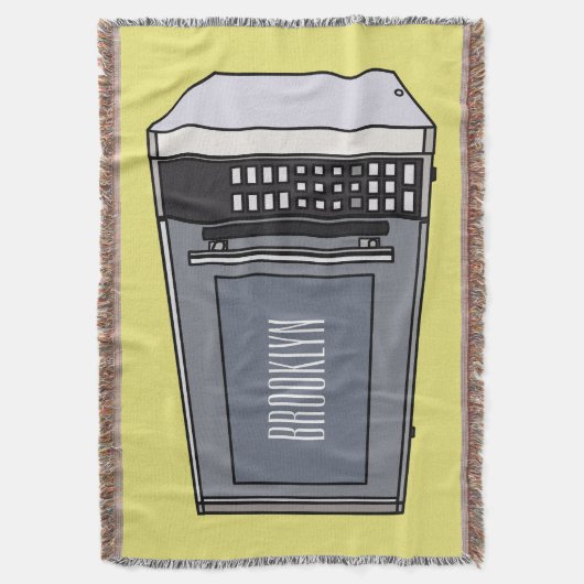 Afbeelding microgolf cartoon deken (Voorkant Verticaal)