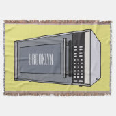 Afbeelding microgolf cartoon deken (Voorkant)