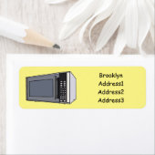 Afbeelding microgolf cartoon etiket (Insitu)