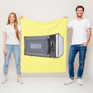 Afbeelding microgolf cartoon fleece deken