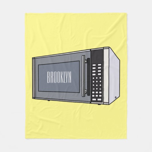 Afbeelding microgolf cartoon fleece deken (Voorkant)