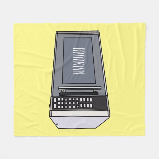 Afbeelding microgolf cartoon fleece deken (Voorkant (Horizontaal))