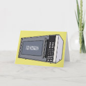 Afbeelding microgolf cartoon kaart (Voorkant)
