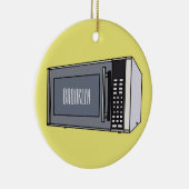 Afbeelding microgolf cartoon keramisch ornament (Rechts)