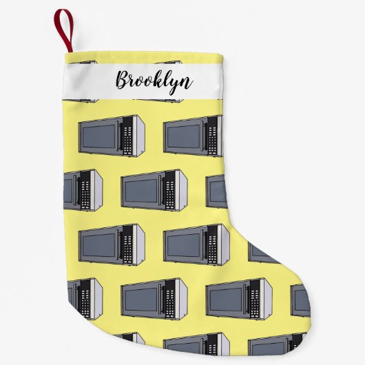 Afbeelding microgolf cartoon kleine kerstsok (Voorkant)