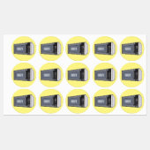 Afbeelding microgolf cartoon labels (Vel)