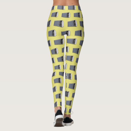 Afbeelding microgolf cartoon leggings (Achterkant)