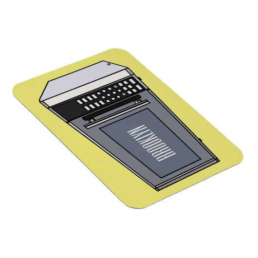 Afbeelding microgolf cartoon magneet (Rechterzijde)