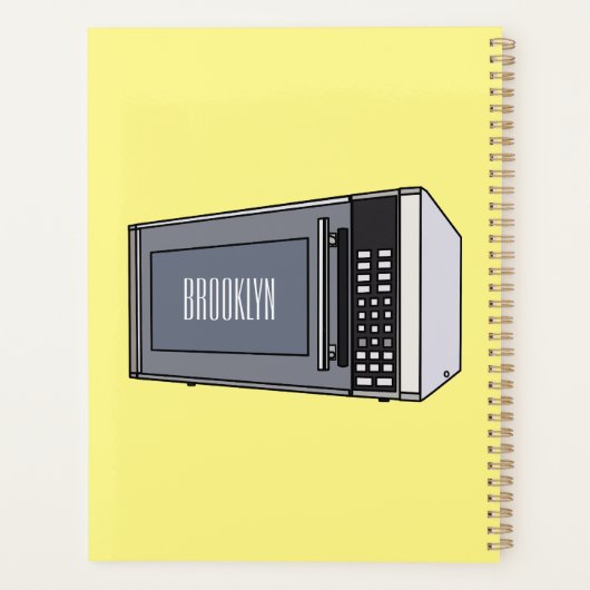 Afbeelding microgolf cartoon planner (Achterkant)