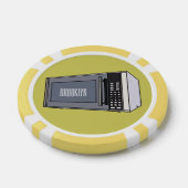 Afbeelding microgolf cartoon poker chips (Enkel)