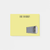 Afbeelding microgolf cartoon post-it® notes (Voorkant)