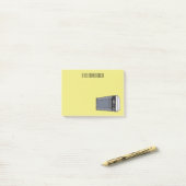 Afbeelding microgolf cartoon post-it® notes (Op bureau)
