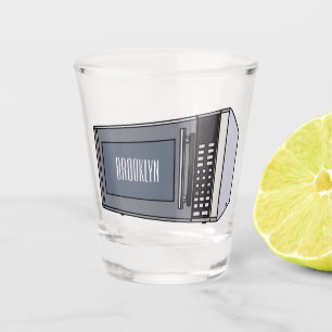 Afbeelding microgolf cartoon shot glas