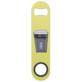 Afbeelding microgolf cartoon speed flessenopener (Voorkant)