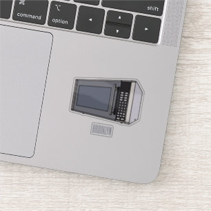 Afbeelding microgolf cartoon sticker