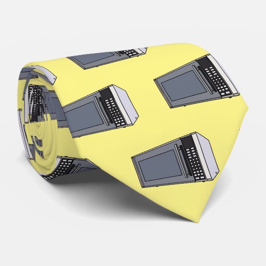 Afbeelding microgolf cartoon stropdas (Opgerold)