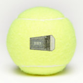 Afbeelding microgolf cartoon tennisballen (Voorkant)