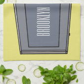 Afbeelding microgolf cartoon theedoek (Gevouwen)