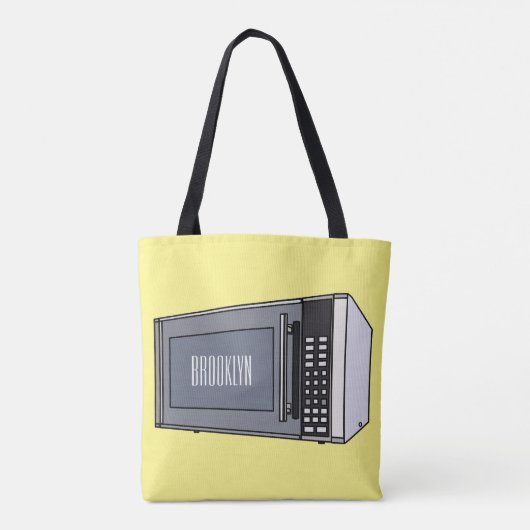Afbeelding microgolf cartoon tote bag (Achterkant)