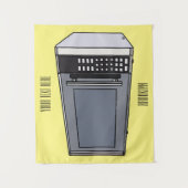 Afbeelding microgolf cartoon wandkleed (Voorkant)