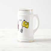 Afbeelding mixer cartoon bierpul (Voorkant rechts)