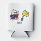 Afbeelding mixer cartoon blikjeskoeler (Voorkant)