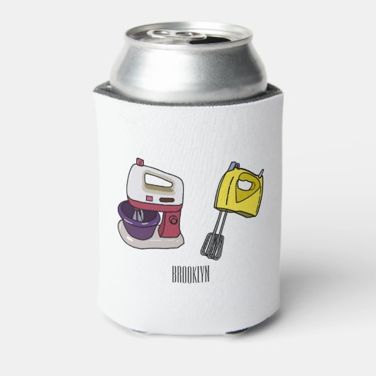 Afbeelding mixer cartoon blikjeskoeler (Blikje Achterkant)