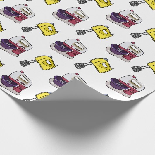 Afbeelding mixer cartoon cadeaupapier (Hoek)