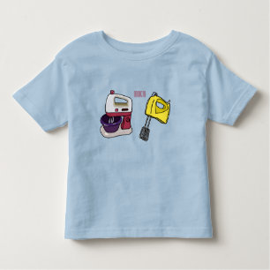 Afbeelding mixer cartoon kinder shirts