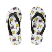 Afbeelding mixer cartoon kinder teenslippers (Voetbed)