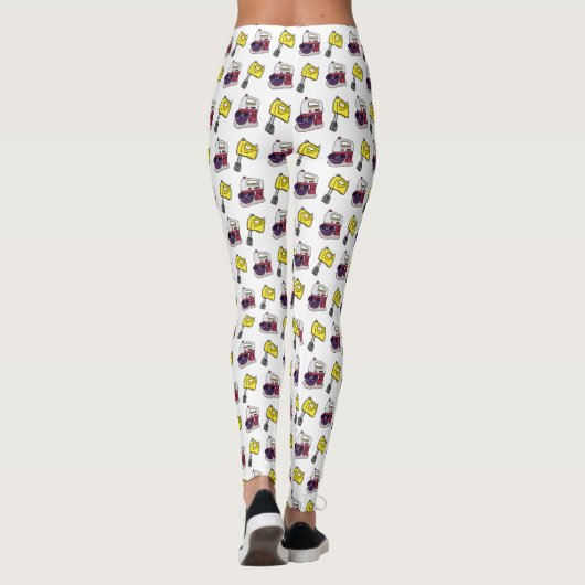 Afbeelding mixer cartoon leggings (Achterkant)