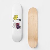 Afbeelding mixer cartoon persoonlijk skateboard (Voorkant)