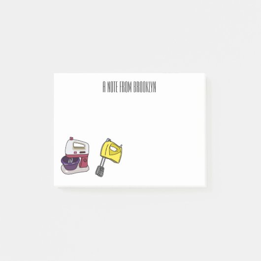 Afbeelding mixer cartoon post-it® notes (Voorkant)