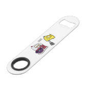 Afbeelding mixer cartoon speed flessenopener (Achterkant Gekanteld)