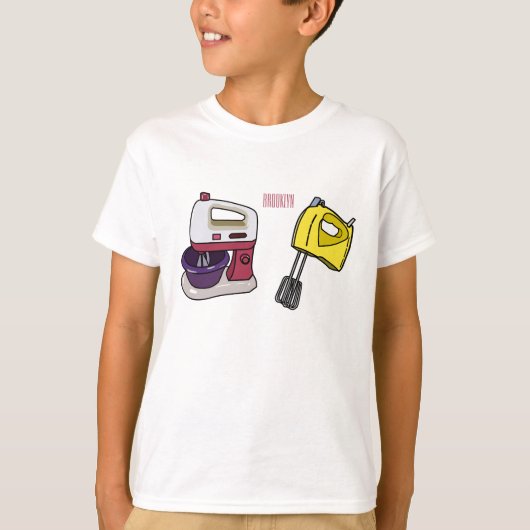 Afbeelding mixer cartoon t-shirt (Voorkant)
