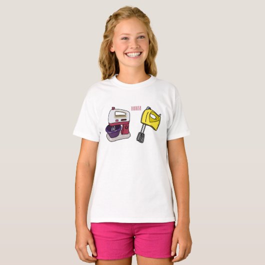Afbeelding mixer cartoon t-shirt (Voorkant volledig)
