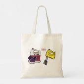 Afbeelding mixer cartoon tote bag (Achterkant)