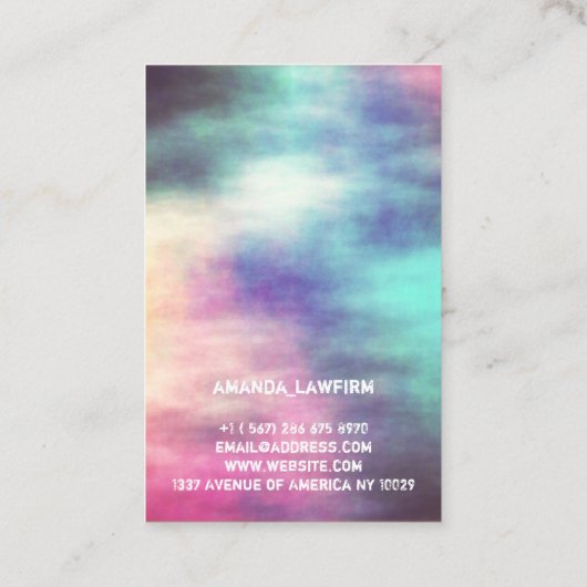 Afbeelding - moderne logo visitekaartje (Achterkant)