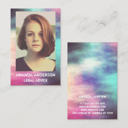 Afbeelding - moderne logo visitekaartje (Voorkant / Achterkant)