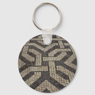 Afbeelding Mosaic, Lissabon, Portugal Sleutelhanger