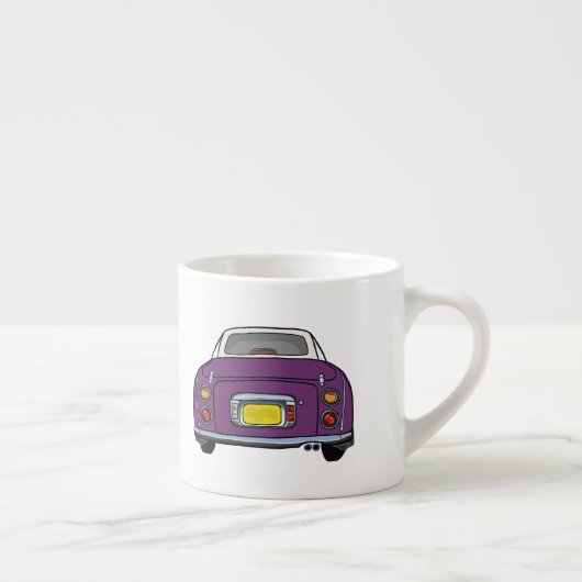 Afbeelding Naam Paarse figaro Car Espresso Cup Kop (Rechts)