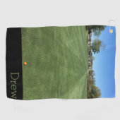 Afbeelding naam Persoonlijke foto Golfhanddoek (Horizontaal)