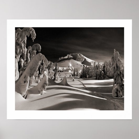  afbeelding, naar het winterdorp poster (Voorkant)