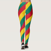Afbeelding nationale vlag van Kameroen Leggings (Achterkant)