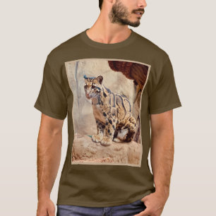 afbeelding natuur van de troebele luipaard t-shirt