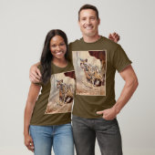 afbeelding natuur van de troebele luipaard t-shirt (Unisex)