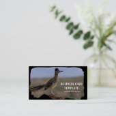 Afbeelding Natuur Woestijnvogel Roadrunner Visitekaartje (Staand voorkant)
