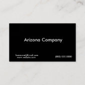 Afbeelding Natuur Woestijnvogel Roadrunner Visitekaartje (Achterkant)